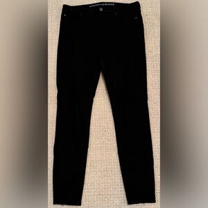 Articles of Society Black Skinny Jeans distressed Stretch Mid Rise Denim 32